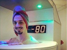 zlatan ibrahimovic serviette cryothérapie